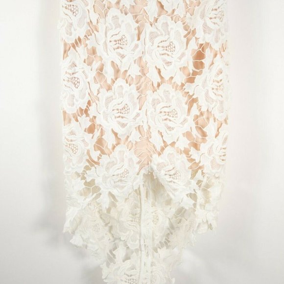 Keepsake Ivory 'I Will Wait' Floral Lace Dress NWT - Picture 4 of 9